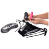 XR Brands Bang! Power Panty Lace Panties Bullet & Blindfold Kit - Pink, Pleasure for Her - Adult Naughty Store