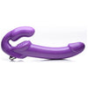 Strap U 7X Revolver Thick Vibrating Strapless Strap-On Purple - Adult Naughty Store