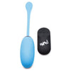 XR Brands Bang! 28X Plush Egg Vibrator and Remote Control Blue - Adult Naughty Store