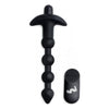 XR Brands Bang! Vibrating Silicone Anal Beads & Remote Control - Model BVR-500 - Unisex Pleasure - Black - Adult Naughty Store