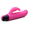 XR Brands Bang! XL Bullet & Rabbit Silicone Sleeve Pink - Powerful Vibrating Bullet with Thrusting Rabbit Sleeve for Clitoral Pleasure - Model: XLB-1001 - For Intense Internal and External St - Adult Naughty Store