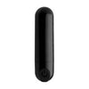 XR Brands Bang! 10X Vibrating Metallic Bullet Black - Powerful and Portable Pleasure for All Genders - Adult Naughty Store