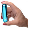 XR Brands Bang! 10X Vibrating Metallic Bullet Blue - Intense Pleasure for Every Gender, Anywhere - Adult Naughty Store