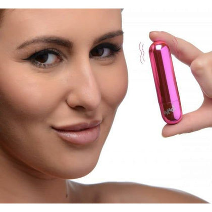 XR Brands Bang! 10X Vibrating Metallic Bullet Pink - Powerful Pleasure for Intimate Moments - Adult Naughty Store