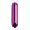 XR Brands Bang! 10X Vibrating Metallic Bullet Purple - Powerful Pleasure Toy for All Genders - Adult Naughty Store