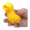 XR Brands Shegasm Sucky Duck Clitoral Stimulator Yellow - Intense Clitoral Suction for Mind-Blowing Pleasure - Adult Naughty Store