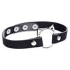 Master Series Kinky Kitty Ring Slim Choker Black - Elegant Feline-inspired BDSM Collar for Sensual Play - Adult Naughty Store