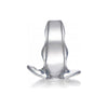 XR Brands Master Series Clear View Hollow Anal Plug Medium - Unveil the Depths of Pleasure - Adult Naughty Store