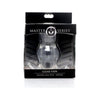 XR Brands Master Series Clear View Hollow Anal Plug Medium - Unveil the Depths of Pleasure - Adult Naughty Store