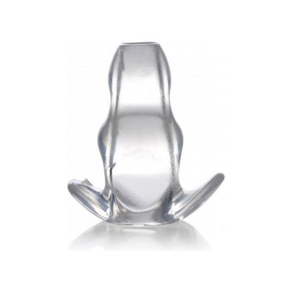 Master Series Clear View Hollow Anal Plug Small - Intimate Exploration for All Genders - Transparent - Adult Naughty Store