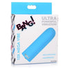 XR Brands Bang! 10X Mega Vibe Blue - Powerful Compact Bullet Vibrator for Intense Pleasure - Adult Naughty Store