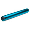 XR Brands 10X Slim Metallic Bullet Blue - Powerful Rechargeable Vibrator for Intense Pleasure - Adult Naughty Store