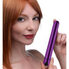 XR Brands Bang! 10X Slim Metallic Bullet Vibrator Purple - Model B10XSLIM-PUR - For Intense Pleasure and Sensual Stimulation - Adult Naughty Store