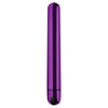 XR Brands Bang! 10X Slim Metallic Bullet Vibrator Purple - Model B10XSLIM-PUR - For Intense Pleasure and Sensual Stimulation - Adult Naughty Store