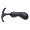 XR Brands Heavy Hitters Comfort Plugs 6.4in Anal Plug Medium - Prostate Stimulation - Black