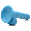 XR Brands Pop 6.5in Popping Dildo with Balls - Model XRBPD65 - Unisex Pleasure - Blue - Adult Naughty Store