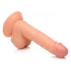 XR Brands Pop 6.5in Dildo with Balls Light Skin Tone - Intense Pleasure for All Genders