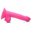 XR Brands Pop 6.5in Dildo with Balls - Model XRB-65P - Unisex Pleasure Toy for Intense Satisfaction - Pink - Adult Naughty Store