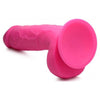 XR Brands Pop 8.25in Popping Dildo with Balls - Model XRD-825 - For Pleasure and Play - Pink - Adult Naughty Store