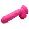 XR Brands Pop 8.25in Popping Dildo with Balls - Model XRD-825 - For Pleasure and Play - Pink - Adult Naughty Store