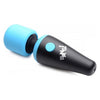 XR Brands Bang! 10X Vibrating Mini Wand Blue - Powerful Portable Pleasure for All Genders - Adult Naughty Store