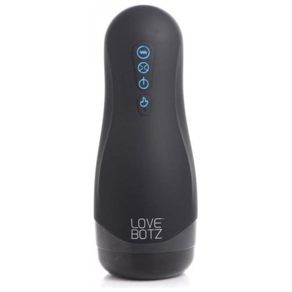 XR Brands Lovebotz Auto Milker 15X Sucking Masturbator - Ultimate Pleasure for Men - Intense Suction and Vibration - Black - Adult Naughty Store