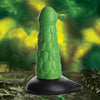 XR Brands Creature Cocks Radioactive Reptile Thick Scaly Dildo - Model XRCR-001 - Unisex Anal and P-Spot Pleasure - Metallic Green - Adult Naughty Store