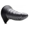 XR Brands Creature Cocks Beastly Tapered Bumpy Silicone Dildo - Model XCBTD-001 - Unleash Your Deep Sea Desires - Pleasure for All Genders - Intense Stimulation - Silver/Black
