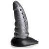 XR Brands Creature Cocks Beastly Tapered Bumpy Silicone Dildo - Model XCBTD-001 - Unleash Your Deep Sea Desires - Pleasure for All Genders - Intense Stimulation - Silver/Black - Adult Naughty Store