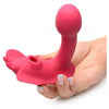 XR Brands Shegasm Butterfly Tease 10X Clit Suction Stimulator with Remote Control - Model 2023 - Female - Dual Stimulation - Pink - Adult Naughty Store