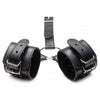 Strict XR Brands Neck to Wrist Restraint - Model XRB-2021 - Unisex Bondage Toy for Intense Pleasure - Black/Silver - Adult Naughty Store