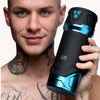 XR Brands Lovebotz Auto Milker Intense Male Masturbator - Model XRM-5000 - For Intense Pleasure and Satisfaction - Black/Blue - Adult Naughty Store