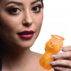 XR Brands Shegasm Sucky Kitty 7X Clitoral Stimulator Orange - Ultimate Pleasure for Women