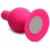 XR Brands Squeeze-It Tapered Anal Plug Pink Small - Premium Silicone Pleasure for Backdoor Delights