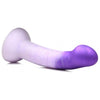 XR Brands Strap U G-Swirl G-Spot Dildo - Model XRSU-1267 - Purple (Silicone) - Adult Naughty Store