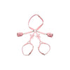 Strict Bondage Harness with Bows - XR Brands - XL/2XL - Pink - For Submissive Play and Sensual Bondage Pleasure - Adult Naughty Store