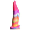 XR Brands Creature Cocks Unicorn Kiss Glow In The Dark Tongue Silicone Dildo - Model XRC-UKG-001 - For All Genders - Deep Pleasure - Rainbow - Adult Naughty Store