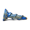 XR Brands Creature Cocks Lord Kraken Tentacled Silicone Dildo - Model KRAK-3000 - Unisex Anal and Vaginal Pleasure - Deep Blue and Shimmering Gold - Adult Naughty Store