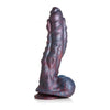 XR Brands Creature Cocks Hydra Sea Monster Silicone Dildo - Model HSD-10 - Unisex - Multi-Pleasure - Dark Blue/Red/Purple - Adult Naughty Store