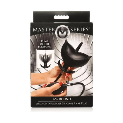 Master Series Bad Buoy Anchor Inflatable Anal Plug - XR Brands - Model MS-BBAP-001 - Unisex - Anal Pleasure - Black - Adult Naughty Store