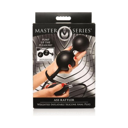 Master Series Ass Rattler Weighted Inflatable Anal Plug
