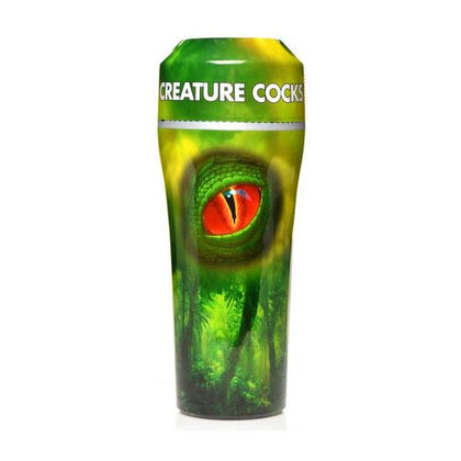 XR Brands Creature Cocks Raptor Reptile Stroker - Model RR-5000 - Unisex Pleasure - Green
