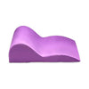 XR Brands Bedroom Bliss Contoured Love Cushion - Model 1001 - Unisex Ergonomic Support Pillow for Intimate Pleasures in Purple - Adult Naughty Store