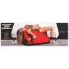 XR Brands Bedroom Bliss Lovers Bondage Bench - Model LBB-001 - Unisex BDSM Furniture for Enhanced Pleasure - Red/Black