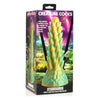 XR Brands Creature Cocks Stegosaurus Spiky Reptile Dildo - Model XRCR-2021 | Unisex | G-Spot/P-Spot Stimulation | Iridescent Green - Adult Naughty Store