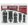 Size Matters Ease In Anal Dilator Kit - Black, Comprehensive Anal Training Set for All Genders