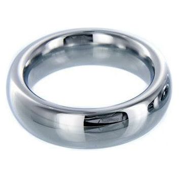 Master Series Stainless Steel 2-Inch Donut Cock Ring - Model L-200 - Male - Enhance Pleasure and Show off in Silver - Adult Naughty Store