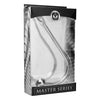 XR Brands Master Series Hooked Stainless Steel Anal Hook - Model XSH-500: Ultimate Pleasure for All Genders in Sensational Silver - Adult Naughty Store