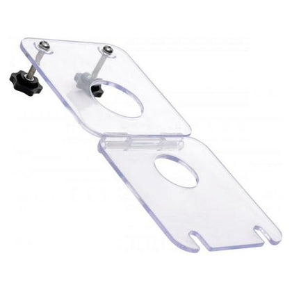 Master Series Acrylic Cock & Ball Crusher Board Clear Bulk - Intense Ball Crushing Play for Him - Model CB-500 - Clear - Adult Naughty Store