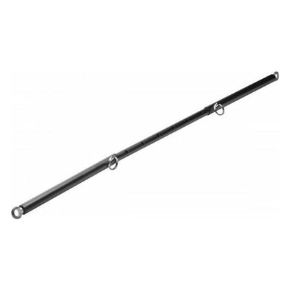 Master Series Black Steel Adjustable Spreader Bar - Versatile Bondage Accessory for Enhanced Pleasure and Control